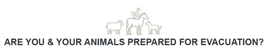 Are you & your animals prepared for evacuation?